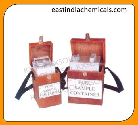 Sample Container Can With Outer Wooden Box